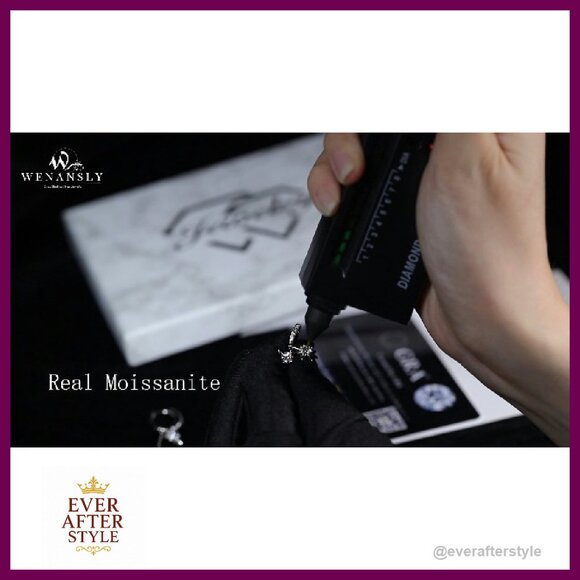 Sterling Silver Double Piercing Chain Earrings Elegant Layered Dangle Studs - Picture 8 of 8